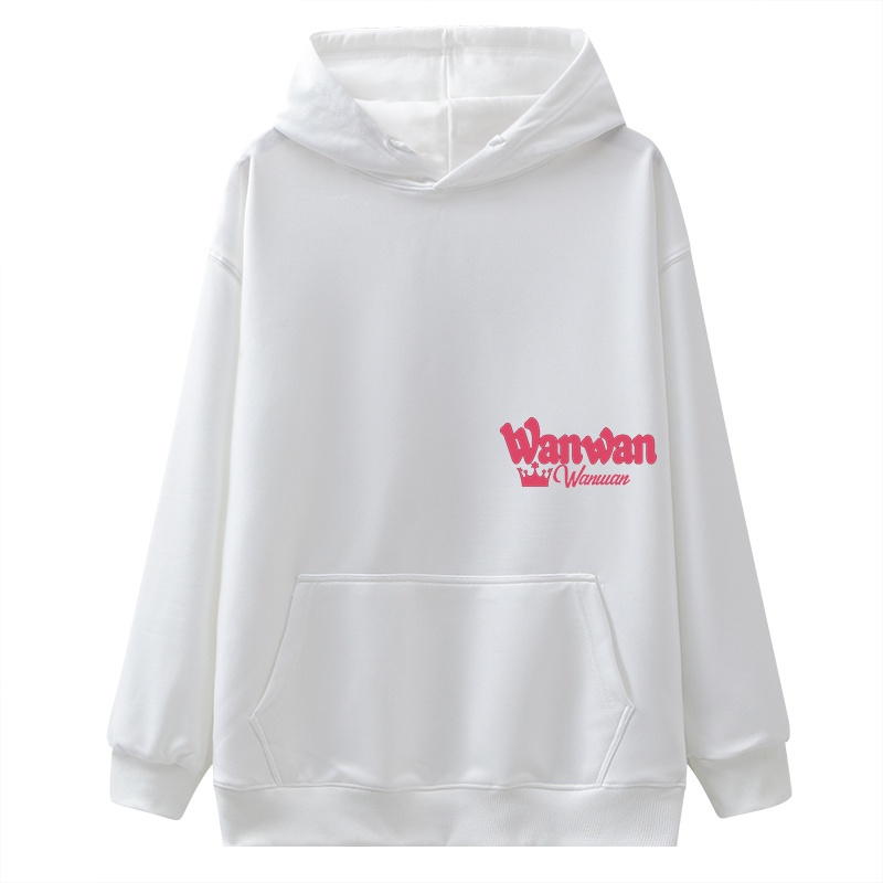 NRVP Áo Khoác Hoodie Tay Dài Dáng Rộng In Họa Tiết Phong Cách Hàn Quốc Dành Cho Nam Nữ