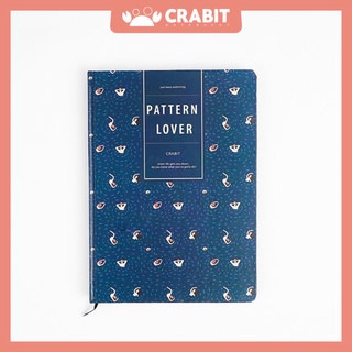 Sổ tay Crabit Pattern Lover - ruột trơn - Người bơi