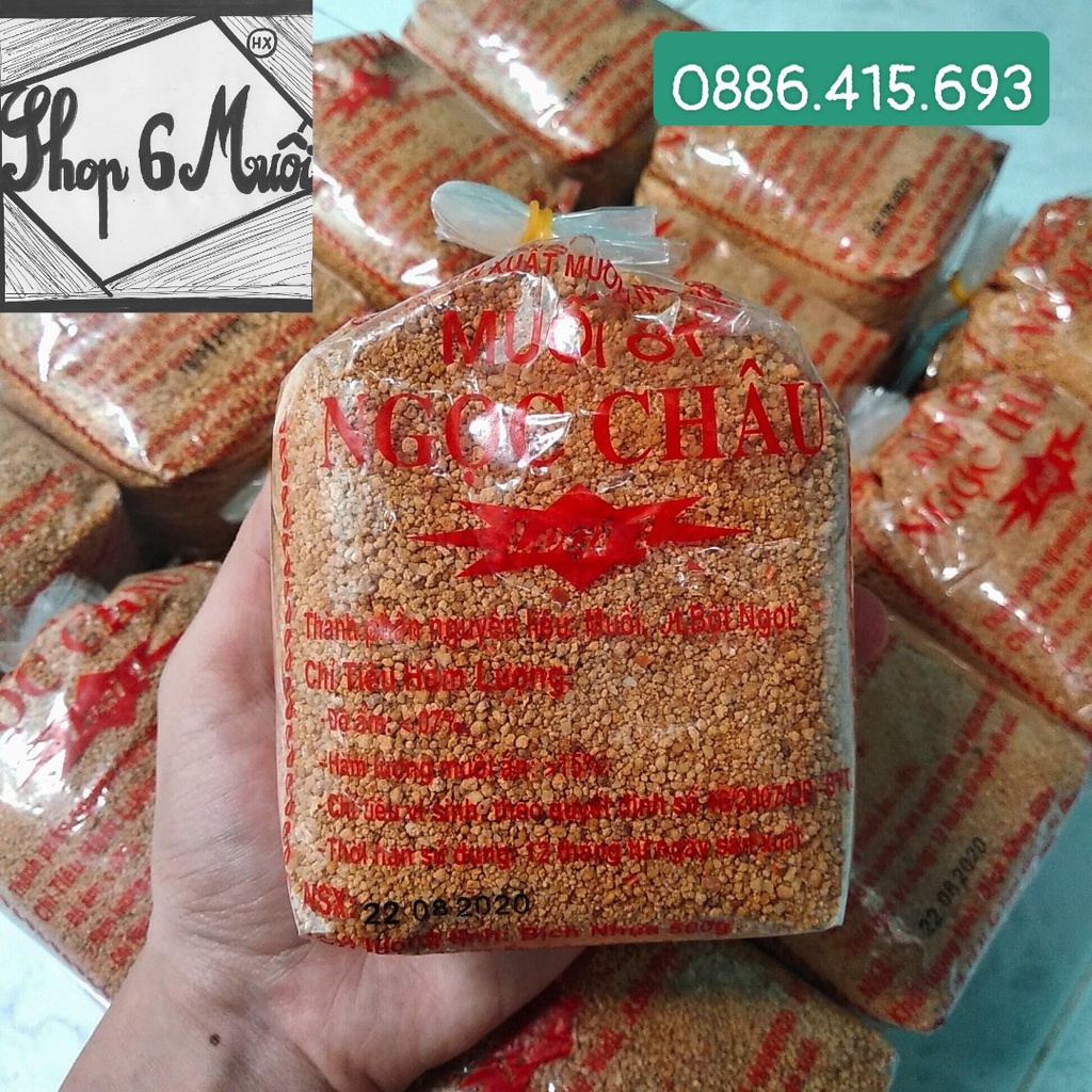 [1KG] [MUỐI ỚT] Tây Ninh Ngọc Châu *LOẠI I HỘT NHỎ* (ăn chay được, có tỏi)