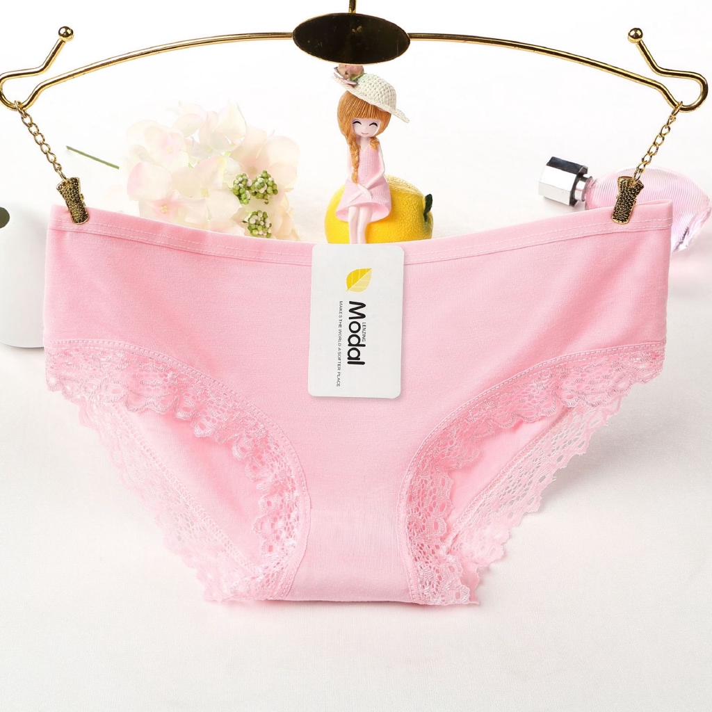 Quần lót phối ren lưng thấp cho nữ | BigBuy360 - bigbuy360.vn