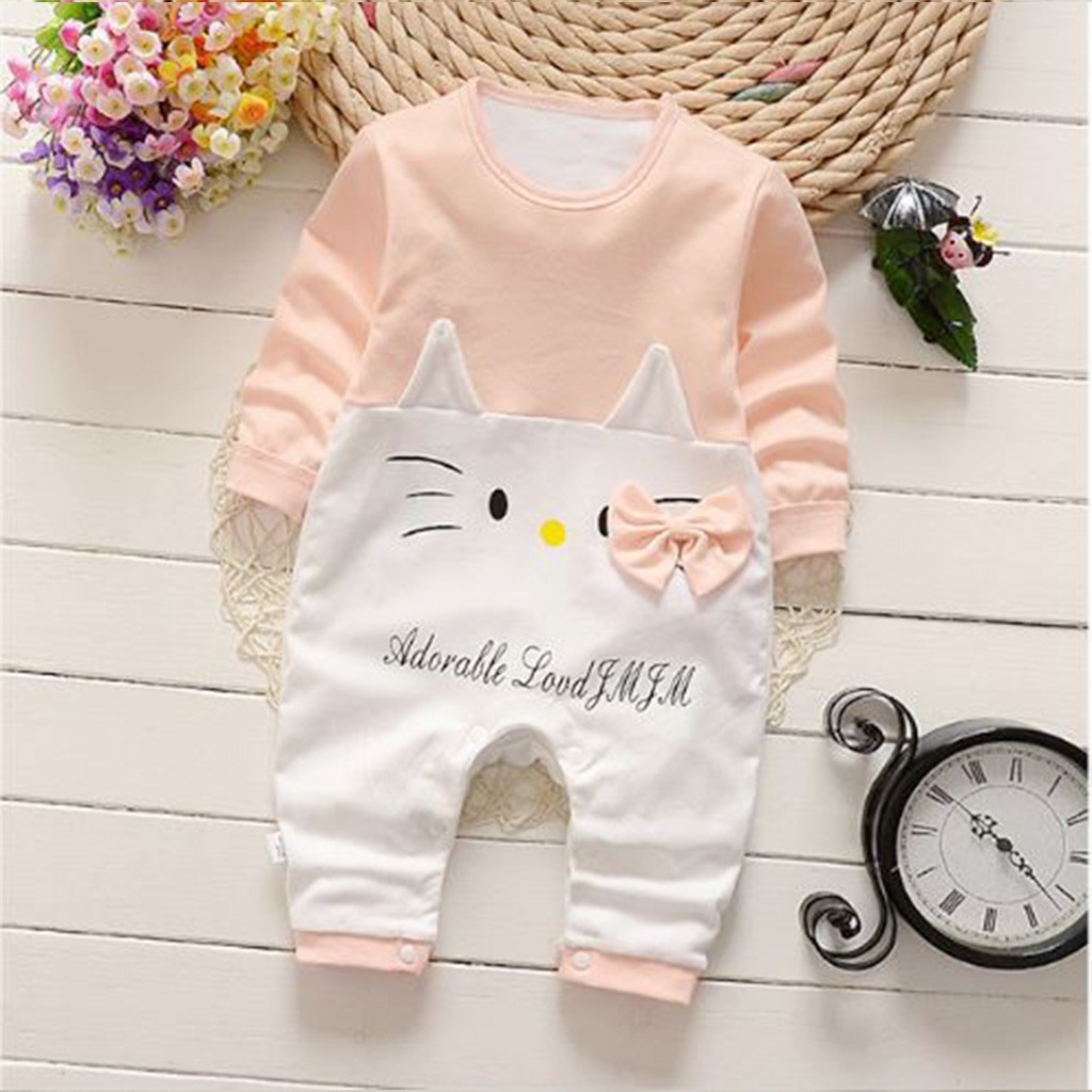 Bodysuit cho bé body liền thân dài tay cho bé hàng Quảng Châu cao cấp xuất Nhật