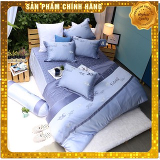 Bộ Ga Chần Gòn Lụa Tencel  Edena 743 [ SIÊU MỀM MÁT ] Gồm 6 Món, Bảo Hành  Một Đổi Một