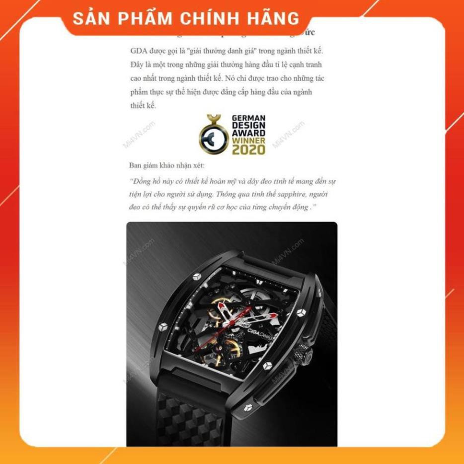 [BẢO HÀNH 6 THÁNG) Đồng hồ Nam Xiaomi CIGA Z DLC -  Tráng kim cương DLC