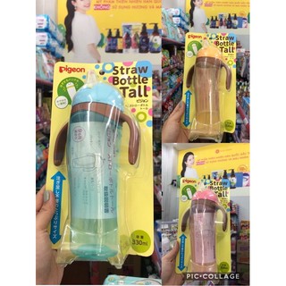 Bình uống nước dạng ống hút Pigeon 150ml/300ml