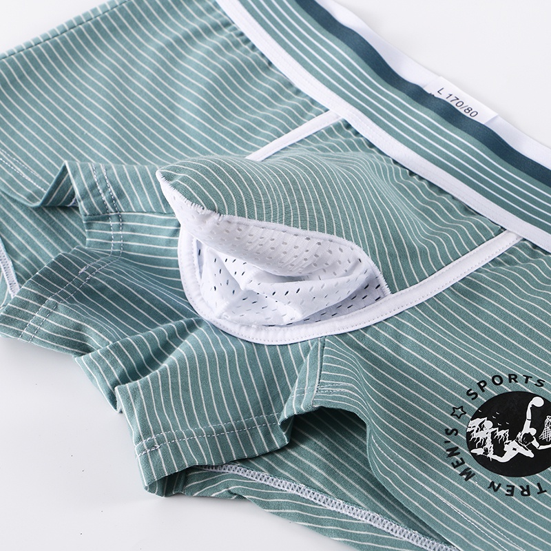 Quần Lót Nam Cotton Kẻ Sọc Gợi Cảm