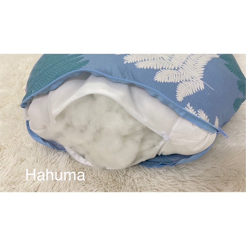 Gối Bà Bầu Chữ U Hahuma - Vải Cotton Hàn Quốc, Bông 3D