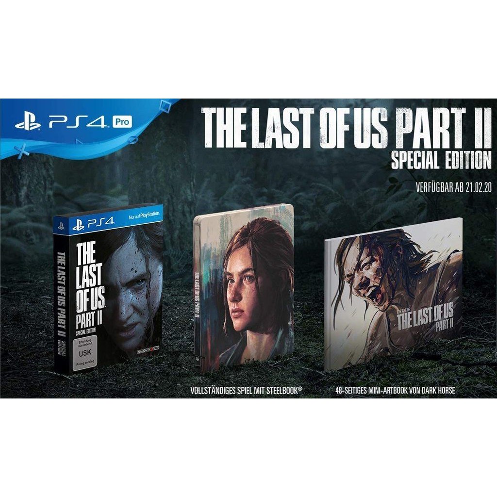 Đĩa Game PS4 The Last of Us Part II Special Edition Steelbook Edition