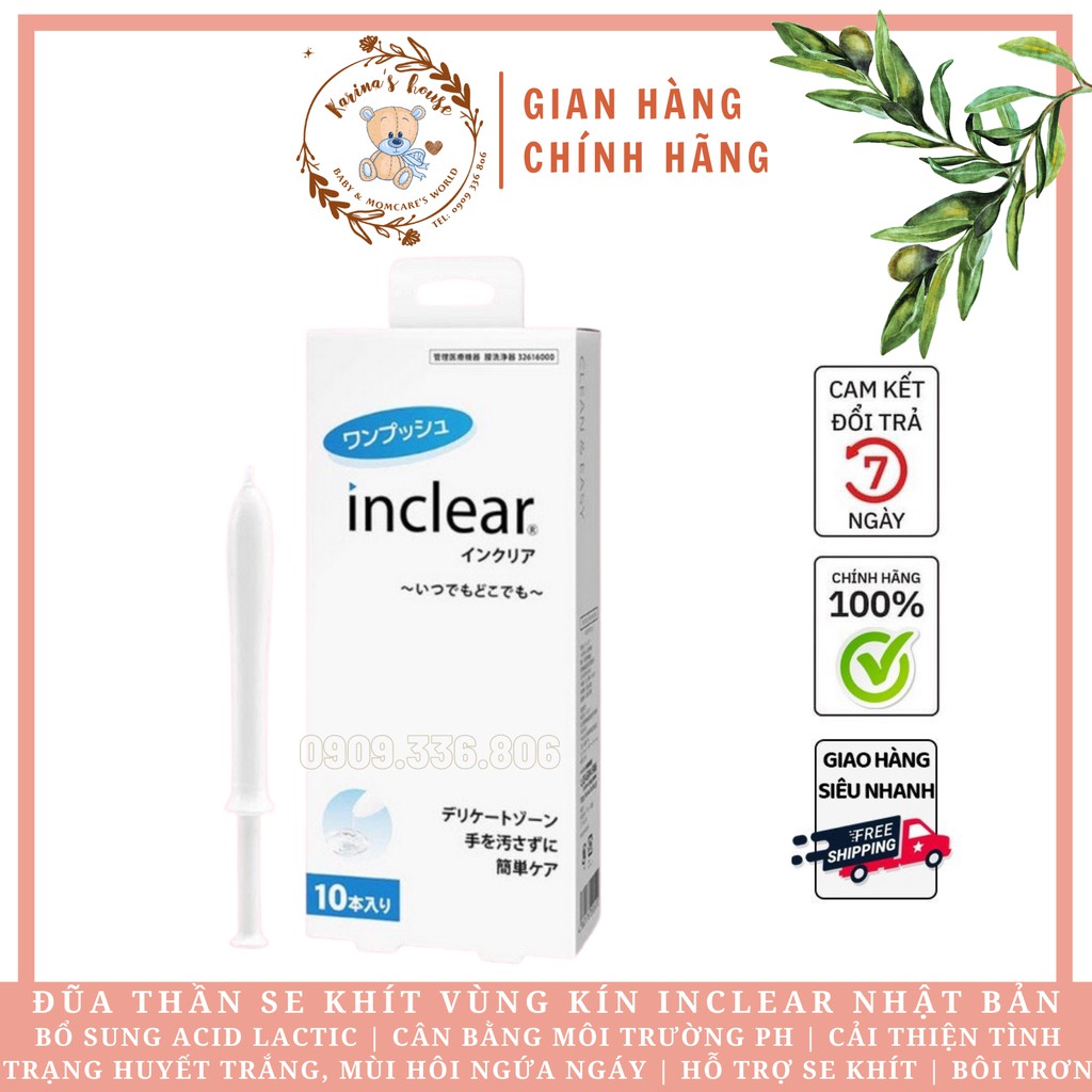 ĐŨA THẦN INCLEAR NHẬT BẢN - dung dịch vệ sinh