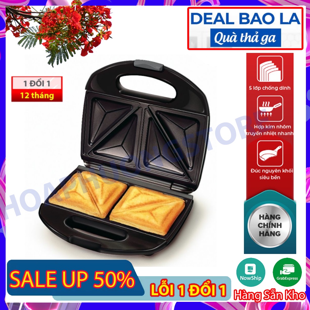 Máy Nướng Bánh, Bếp Nướng Sandwich Nikai Nhật Mới Nướng Bánh Siêu Tốc 💥BẢO HÀNH 12 THÁNG💥SALE TẾT💥