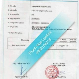 Son sáp lì không chì