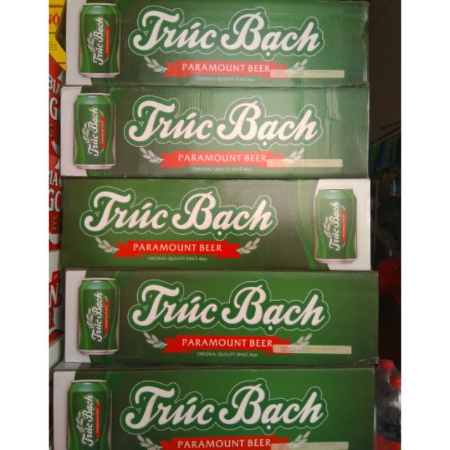 BIA LON TRÚC BẠCH  thùng 24 non x 330ml - bia hà nội -  giao hàng ifast - cbig.vn hệ thống tạp hóa cbig.vn