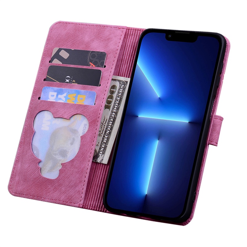 Ốp Điện Thoại Da Pu Mềm Dạng Ví Sang Trọng Cho iPhone 13 Pro Max 12 Pro Max 11 Pro Max 12 Mini 13 Mini 11 Pro