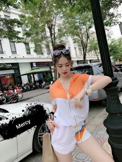 Set nữ dáng thể thao (áo + quần)