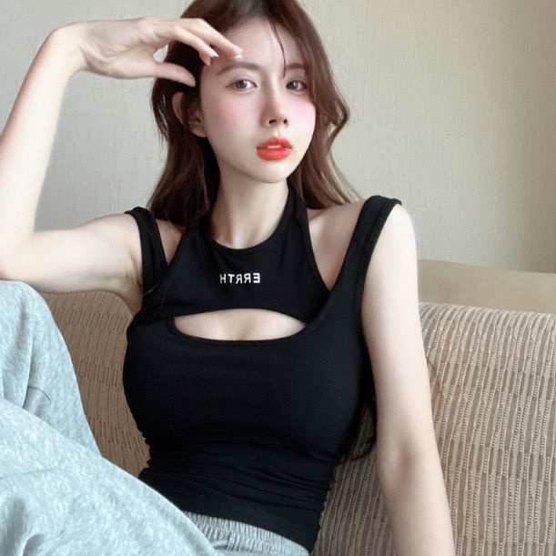 Áo Dệt Kim Hai Dây Lệch Tà Quyến Rũ Thời Trang Hè Cho Nữ