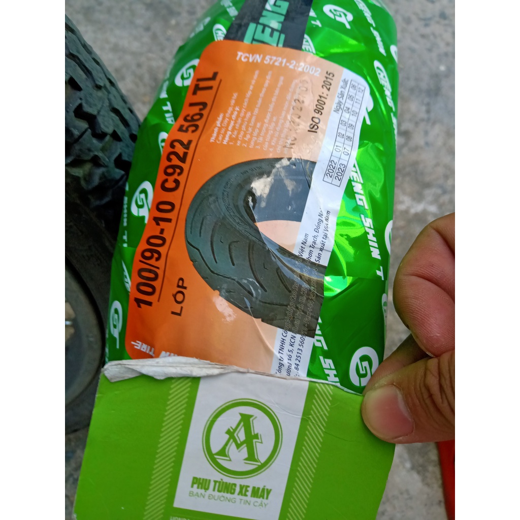 Lốp Chengshin 100/90-10 TL cho xe Lead, Spacy, Attila