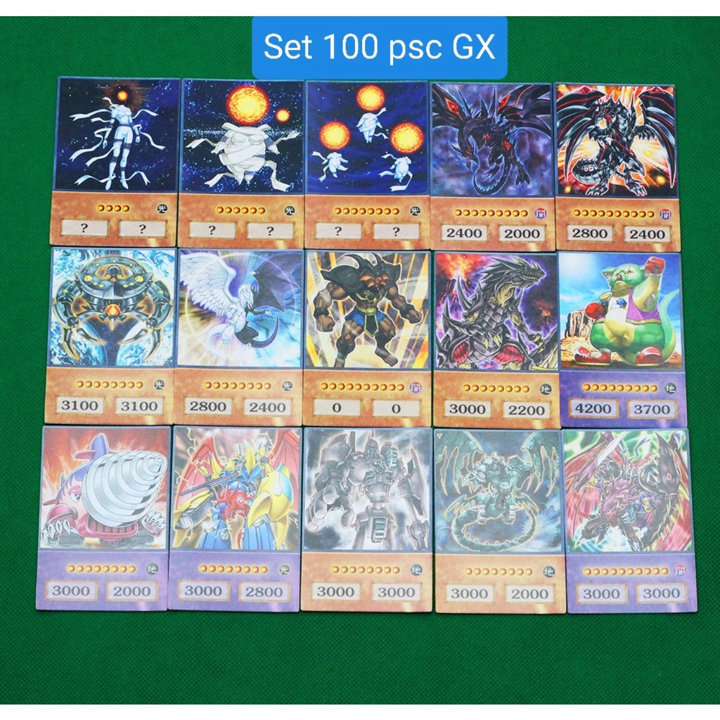 Sét 100 thẻ và 72 thẻ YuGiOh ngẫu nhiên, mạnh và hiếm