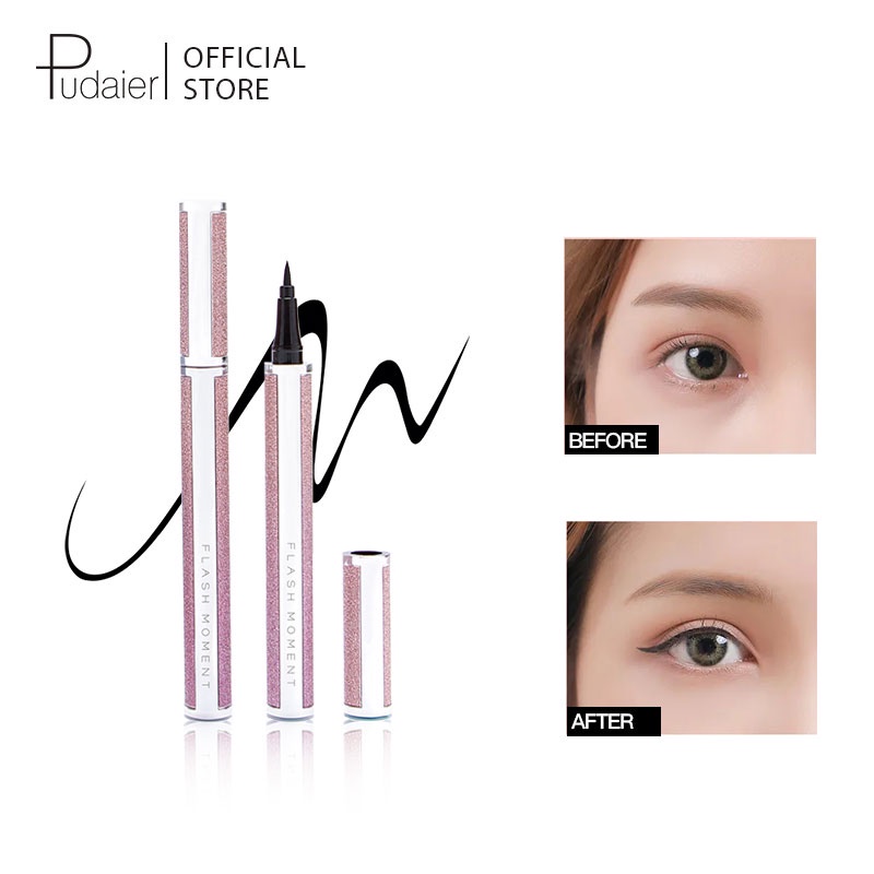 Bút kẻ mắt Flashmoment chống thấm nước màu đen 30g