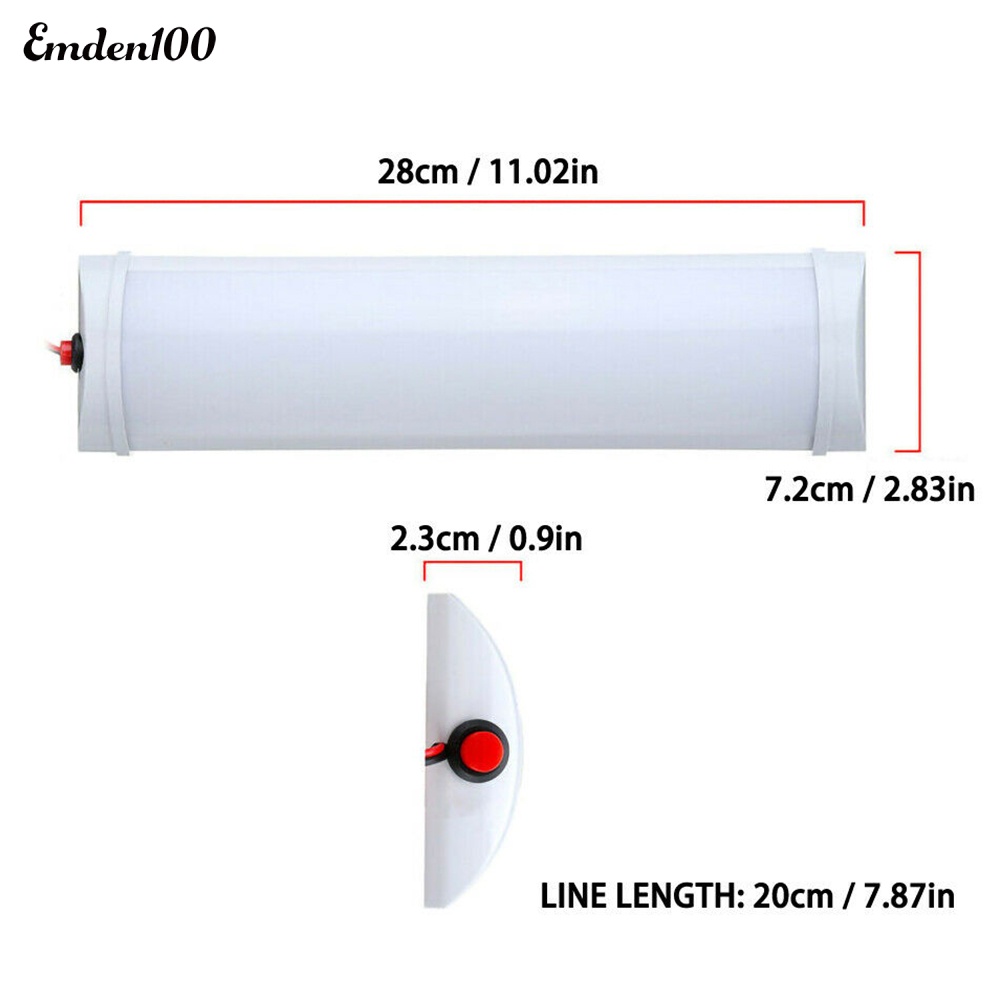 Đèn Led 72 Bóng 12 / 24V Gắn Trần Xe Hơi / Xe Tải