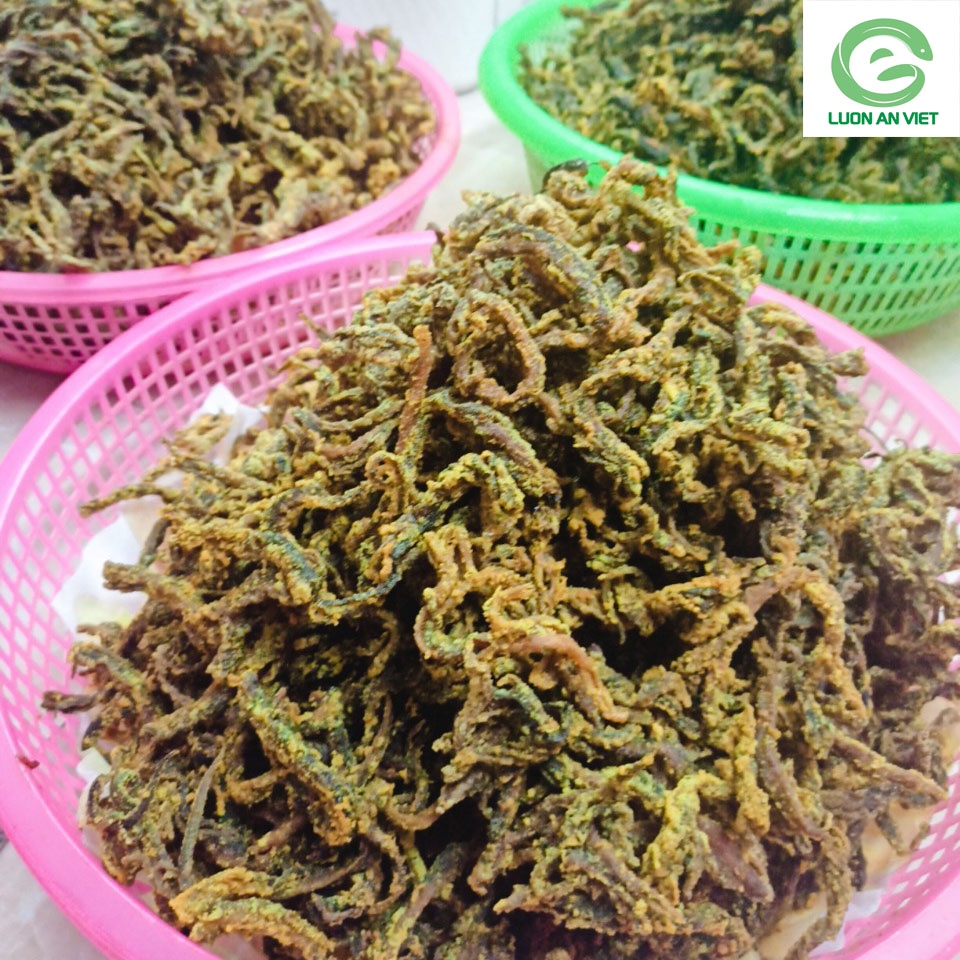 Lươn khô chiên giòn đặc sản Hà nội gói 500gr