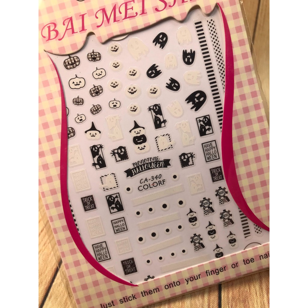 Hình dán móng tay - Sticker dán móng mã số 68