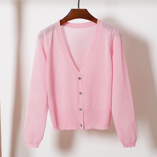 Áo Khoác cardigan Màu Đen Cổ Chữ v Cài Nút Dáng Dài Cho Nữ 2xl 3xl 4xl 2xl