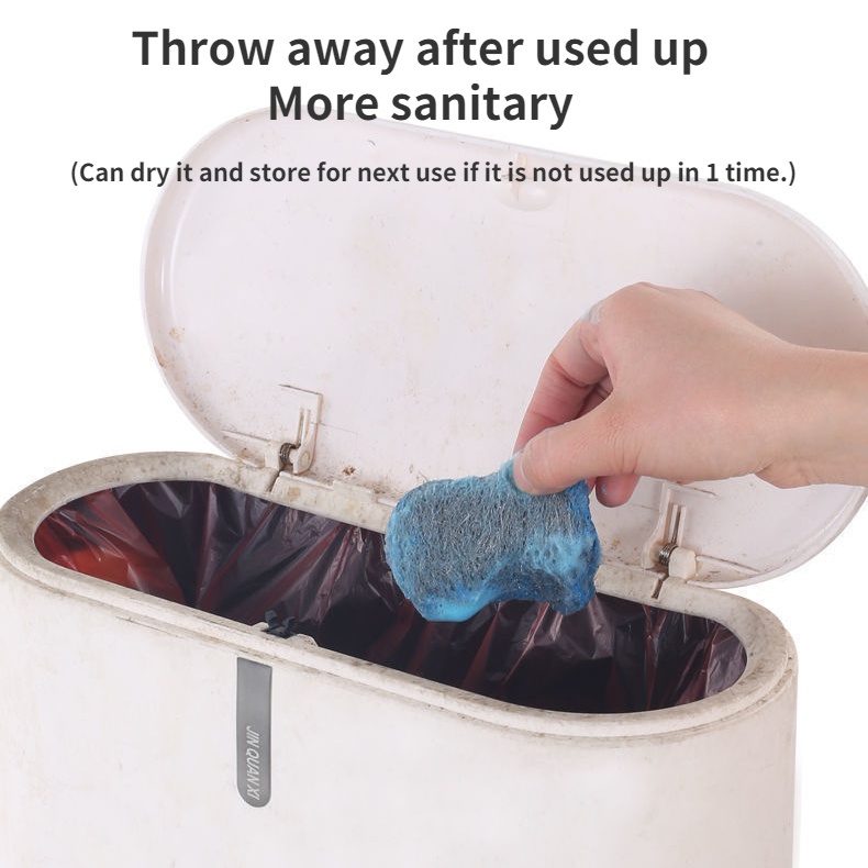 Dụng Cụ Rửa Chén Hình Quả Bóng Bằng Sợi Thép Có Bột Xà Phòng