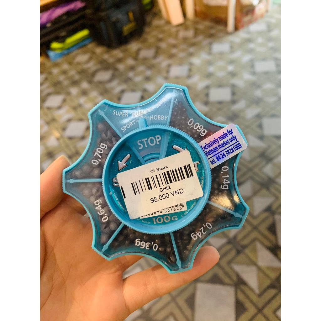 Hộp chì câu cá Balax câu iso