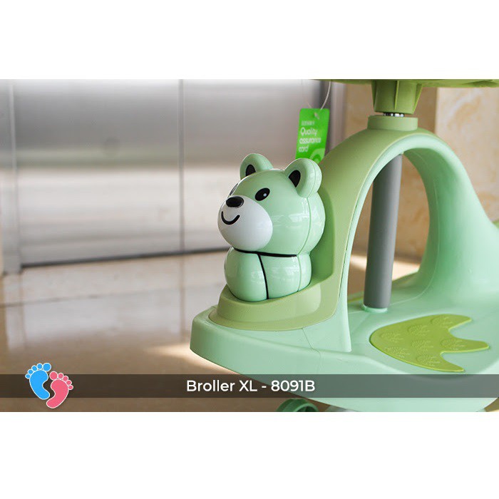 Xe lắc trẻ em Broller BABY PLAZA XL-8091B (có tựa lưng)