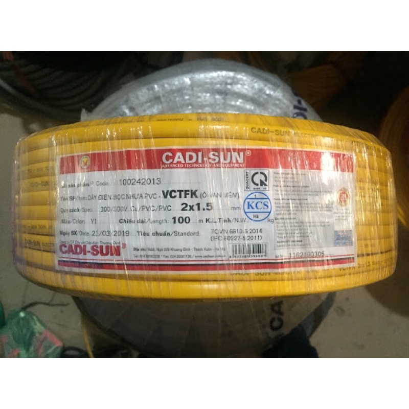 Dây điện cadisun chính hãng