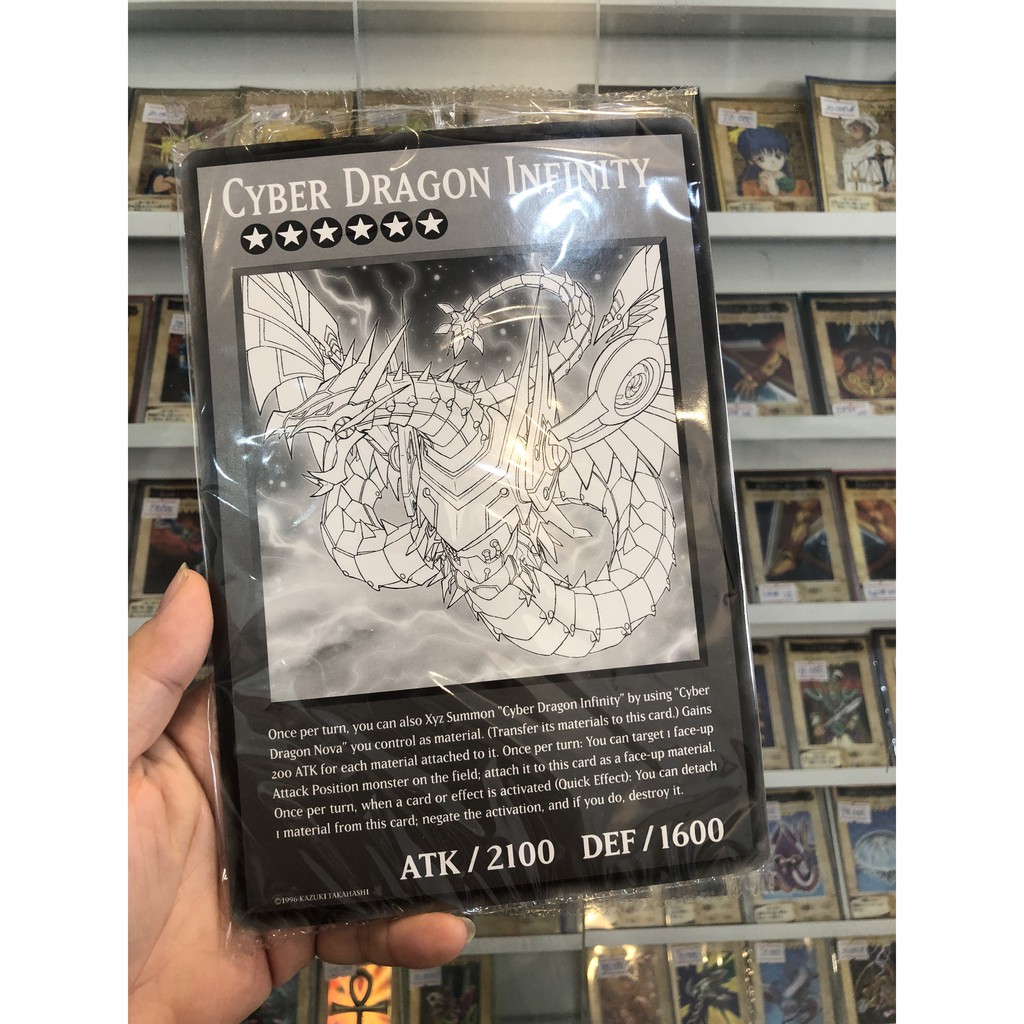 Bài YugiOh! Khổ Lớn Cyber Dragon Infinity - Chính Hãng Konami