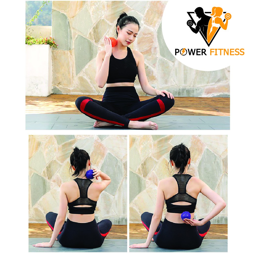 Bóng Gai Dãn Cơ Massage Giảm Mệt Mỏi  Phục Hồi Cơ Bắp Sau Luyện Tập  Power Fitness A1006