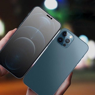 Kính cường lực nhám chống bám vân tay cho iPhone 12 11 Pro Max Mini X XS Max XR 7 8 6 6S Plus SE 2020