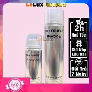 Gôm xịt tóc nam nữ butterlfy shadow 600ml chính hãng tạo kiểu giữ nếp - keo xịt tóc tạo cứng tóc lalux