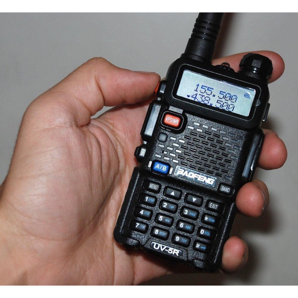BỘ ĐÀM BAOFENG UV-5R CHÍNH HÃNG CÓ MÀN HÌNH, BẮT XA TỐI ĐA 15KM VHF UHF, NGHE FM - MrPhuKien