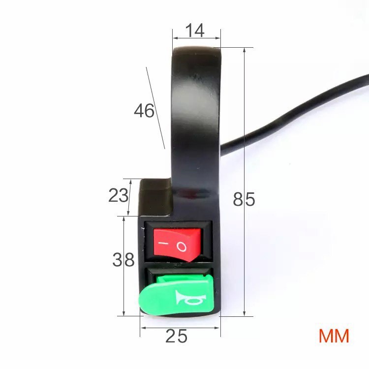 Công Tắc On Off Và Passing Kết Hợp Gắn Ghi Đông