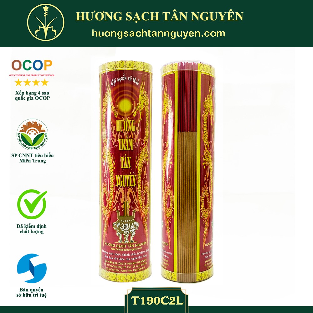 NHANG TRẦM CAO CẤP ống lớn 1kg - Hương sạch Tân Nguyên - T170L - T190C2L | BigBuy360 - bigbuy360.vn