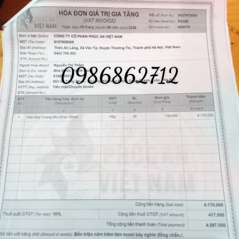 COM BO 2 hoặc CAO LỎNG VƯỢNG KHÍ GOLD thế hệ 3