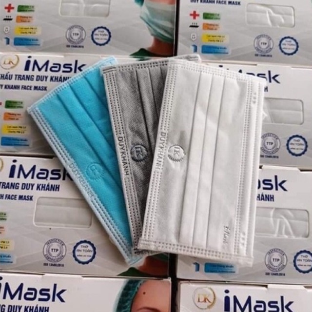 Khẩu trang Duy Khánh cao cấp 4 lớp hộp 50 cái chất lượng