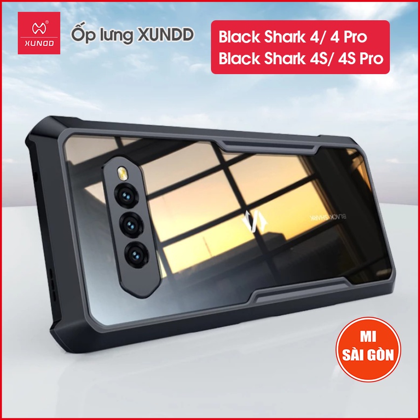 [Hỏa Tốc HCM] Ốp lưng XUNDD Black Shark 4 / 4 Pro / 4S / 4S Pro / 5 RS - Mặt lưng trong, Viền TPU, Chống sốc