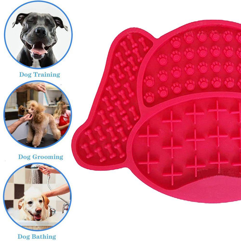 Thảm Silicone Licking Cho Thú Cưng Liếm Thức Ăn Kèm Giác Hút