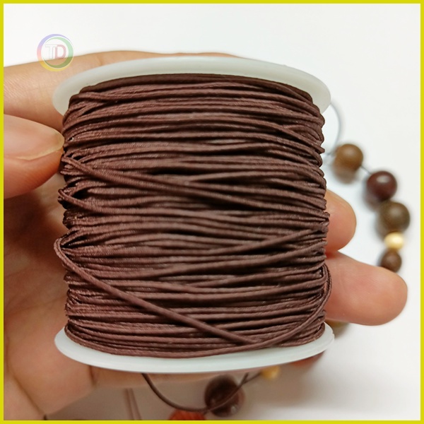 Dây dù lõi chun co giãn để xâu hạt gỗ hạt phong thủy, Dây xâu các loại hạt charm làm vòng handmade - TD1 store