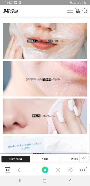 Sữa rửa mặt  BadSkin milk bomb eraser 100ml