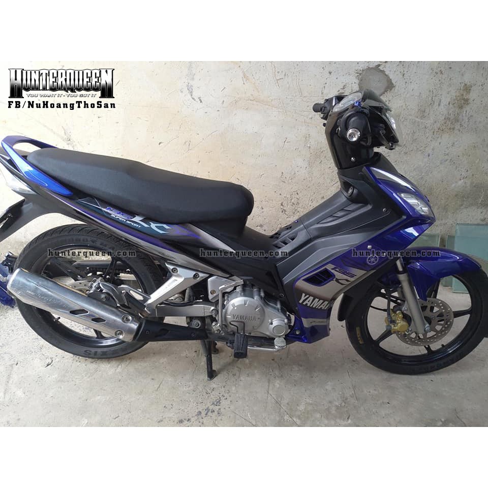 Tem xe Exciter 2009 đẹp - Tem LC đơn giản, xanh GP - Kéo qua để xem thêm mẫu tem - Tùy chỉnh theo yêu cầu