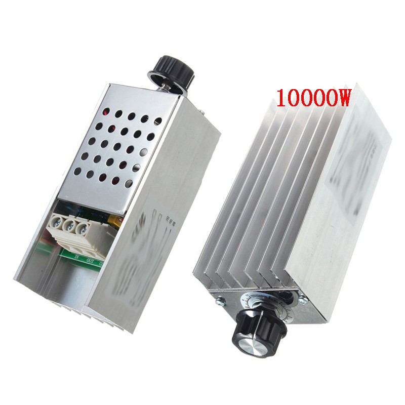 Bộ điều khiển tốc độ 10000W 25A điều chỉnh điện áp SCR công tắc điều chỉnh tốc độ điều nhiệt AC 110V 220V