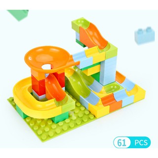 Bộ xếp hình cầu trượt 61 chi tiết size to