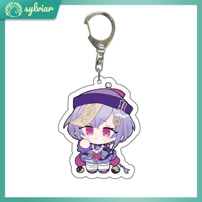 Móc Khóa Hình Nhân Vật Anime Genshin Venti Paimon Diluc Klee Dễ Thương Dành Cho Nữ