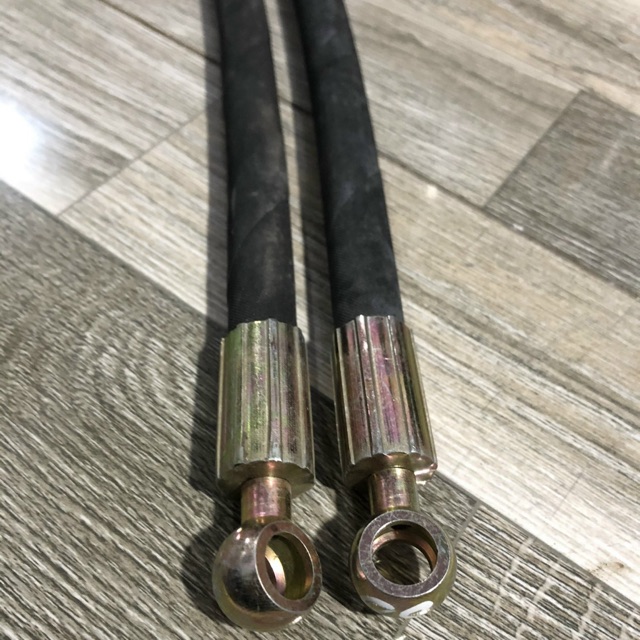 Sản phẩm gia đình làm: Combo 4 Dây tyo dầu phi 12 dài 50cm bọc vải hai đầu ốc