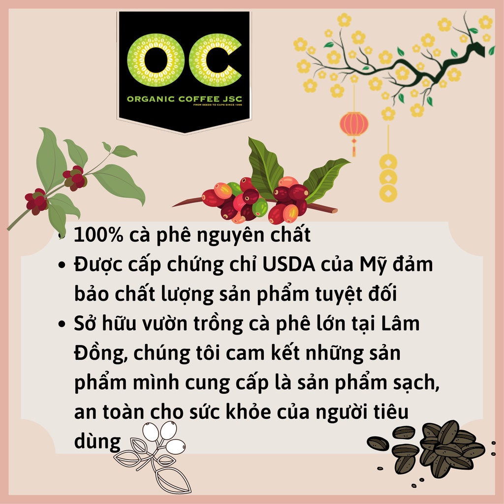 Cà phê hữu cơ thải độc, Cafe rang xay Gerson Enema dạng bột Cao Cấp / Tiêu Chuẩn của thương hiệu Organic Coffee JSC | BigBuy360 - bigbuy360.vn