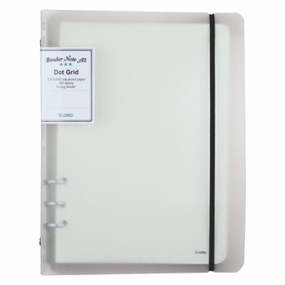 Sổ binder file dot grid nhựa kẹp còng a5 - 100 tờ; ms: 995