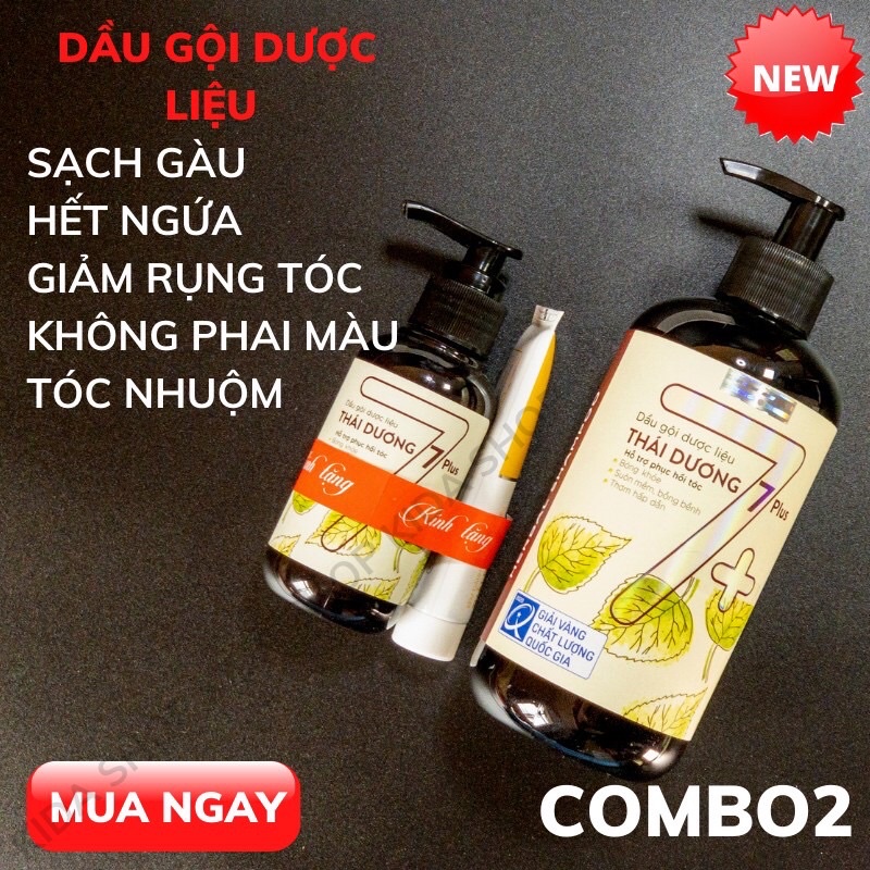 dầu gội đâu dược liệu liệu thảo dược thiên nhiên THÁI DƯƠNG 7 PLUS